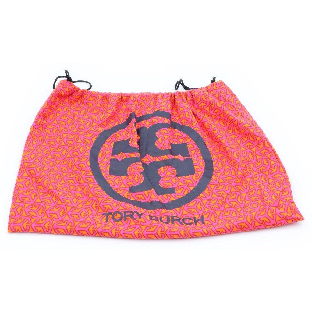 TORY BURCH(トリー バーチ) ロゴ プレート レザー チェーン ショルダー バッグ ブラック レディース