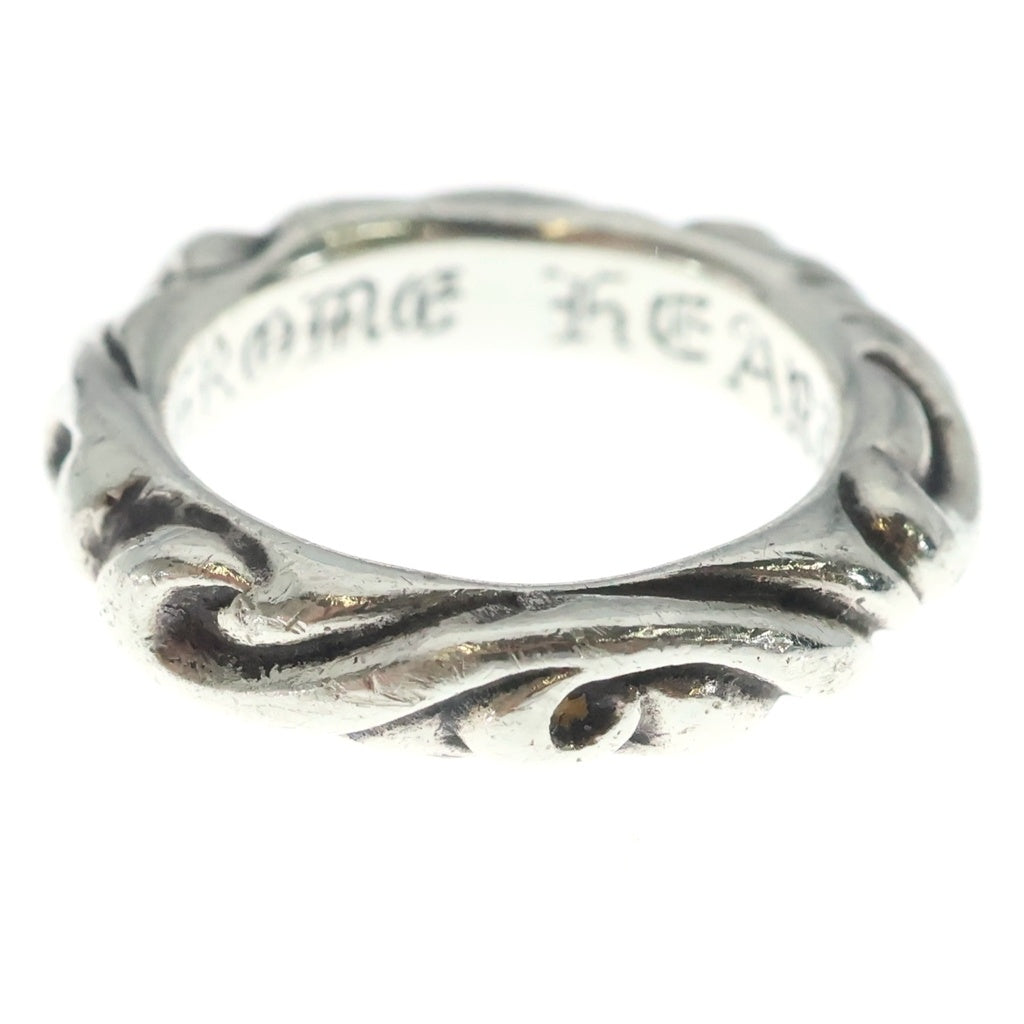 CHROME HEARTS(クロムハーツ) SCRL BAND スクロールバンド リング シルバー BCA351 レディース