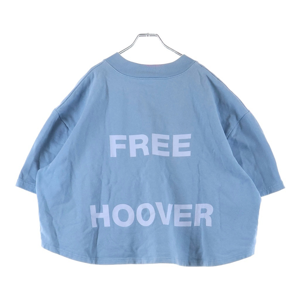 YEEZY(イージー) ×Dreke FREE HOOVER フリーフーバー ロゴ プリント 半袖 Tシャツ カットソー ブルー