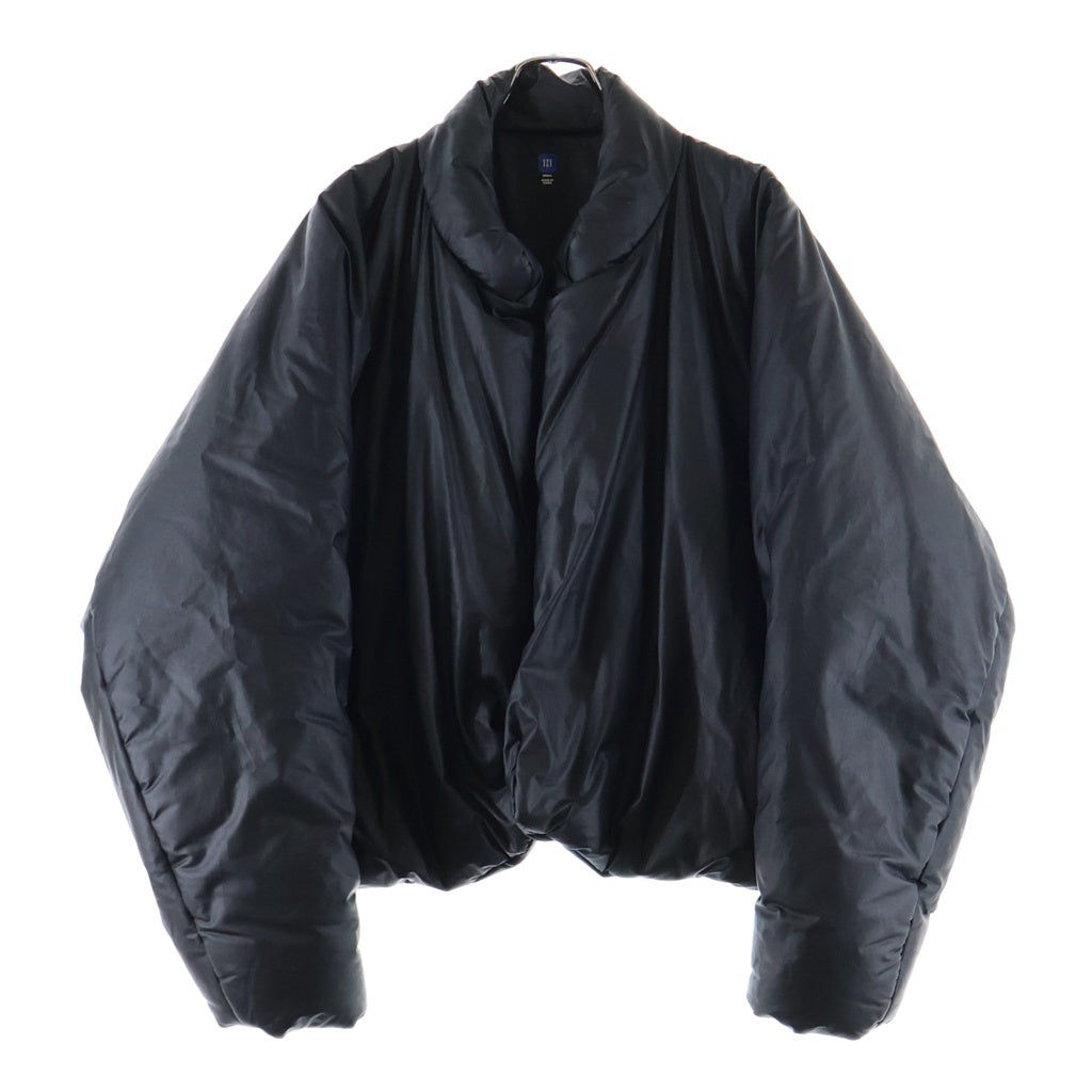 YEEZY GAP(イージーギャップ) Round Jacket ラウンド ドローコード ダウン ジャケット ブラック