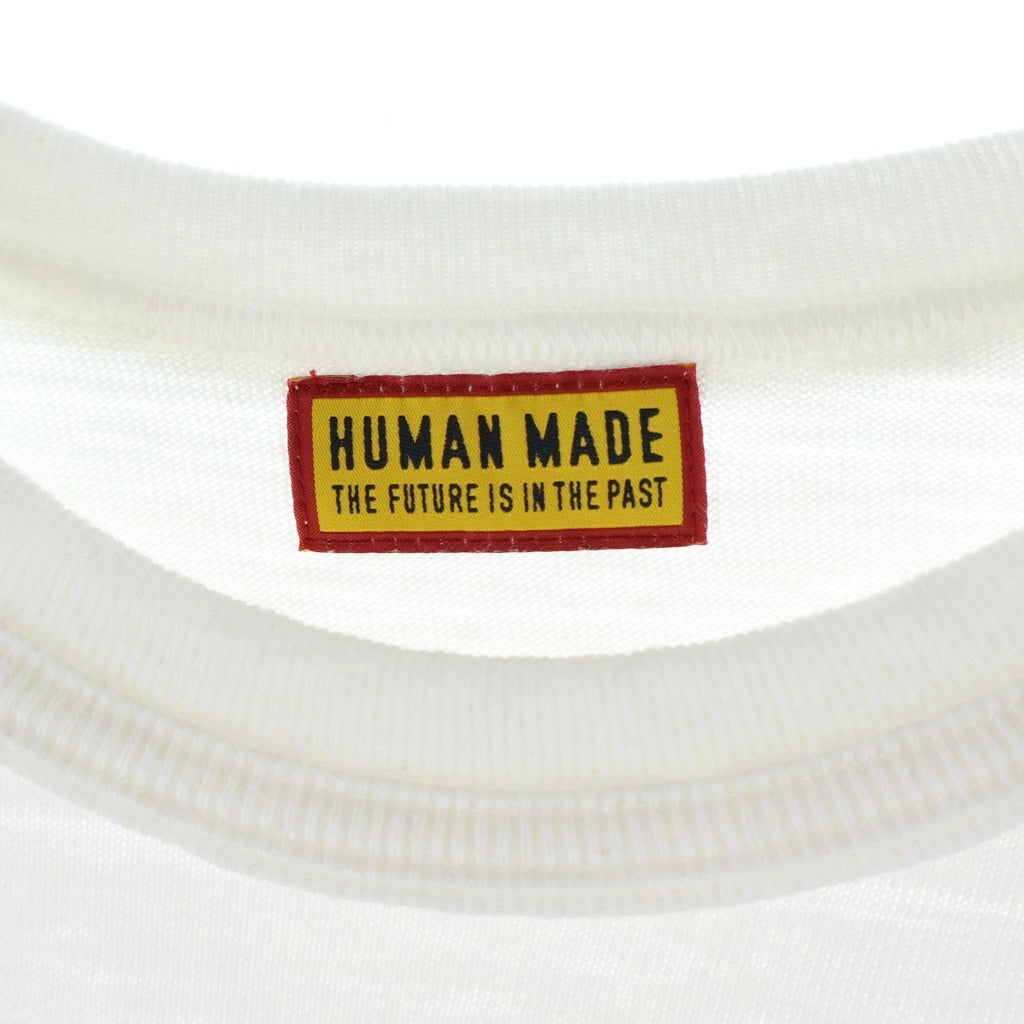 HUMAN MADE(ヒューマンメイド) CLASSIC T-SHIRT ロゴ プリント 半袖 Tシャツ カットソー ホワイト HM29CS042