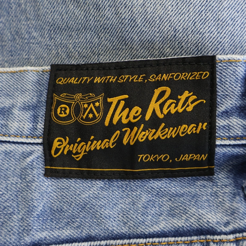 RATS(ラッツ) フィッシュ フック ステッチ ライト デニム パンツ インディゴ