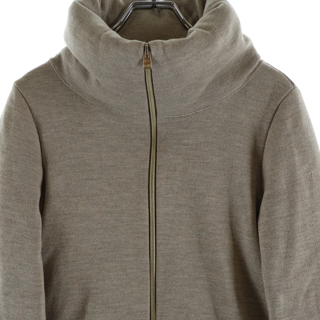 HERNO(ヘルノ) ウール 切り替え ダウン コート イタリア製 ベージュ PI0573D-39771-2600 レディース