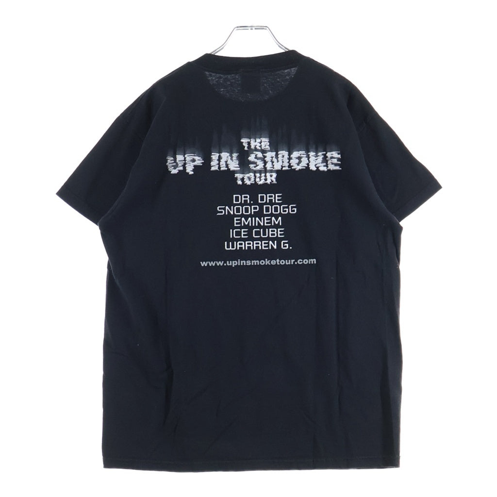 VINTAGE(ヴィンテージ) 00s THE UP IN SMOKE TOUR TEE ザアップインスモーク ツアー半袖Tシャツ カットソー ブラック