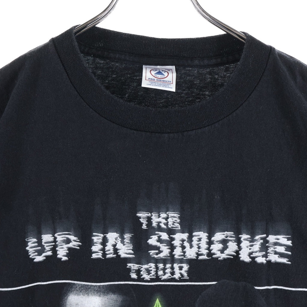 VINTAGE(ヴィンテージ) 00s THE UP IN SMOKE TOUR TEE ザアップインスモーク ツアー半袖Tシャツ カットソー ブラック
