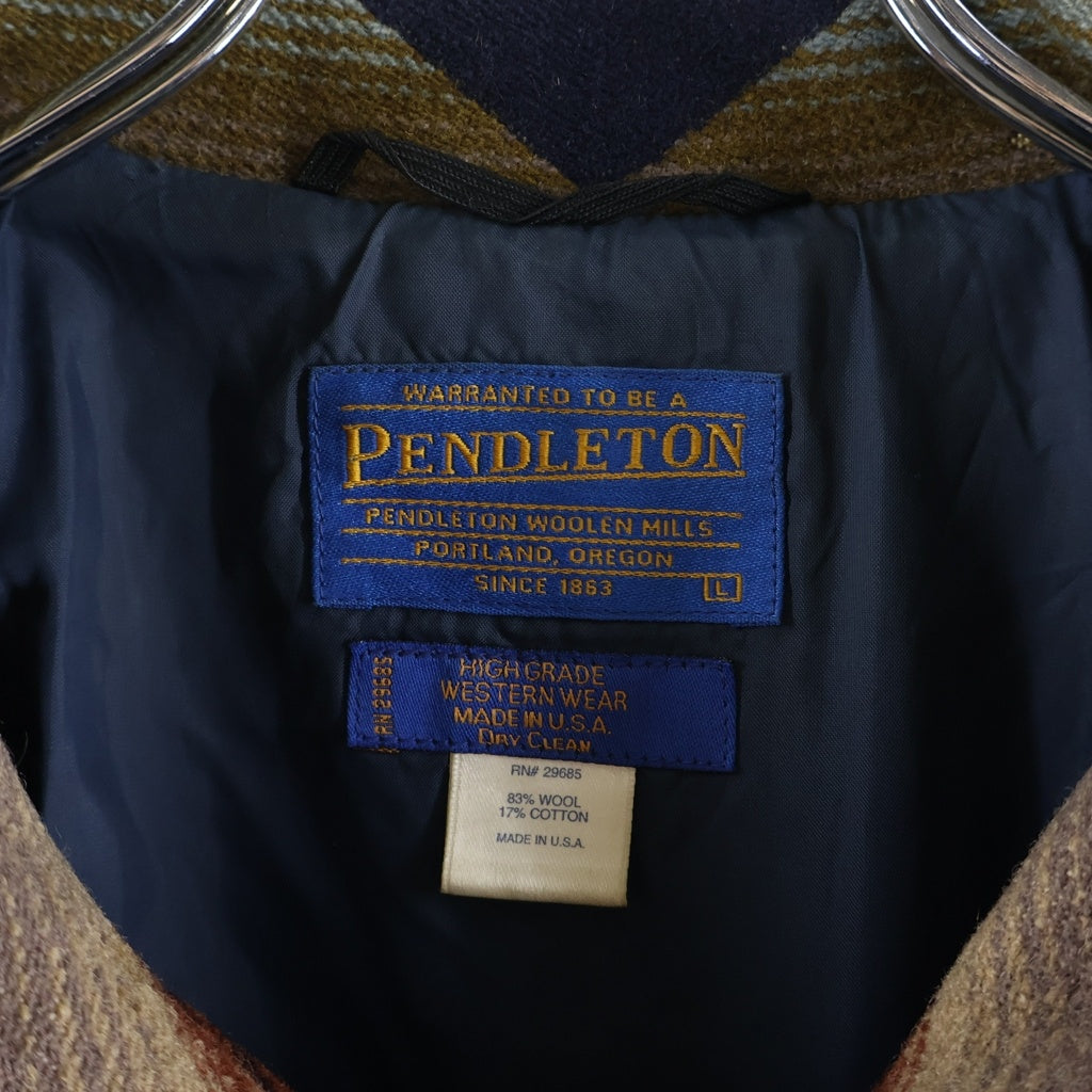 PENDLETON(ペンドルトン) 90s WOOL JIPUP BLOUSON ウール ジップアップ ブルゾンジャケット マルチ