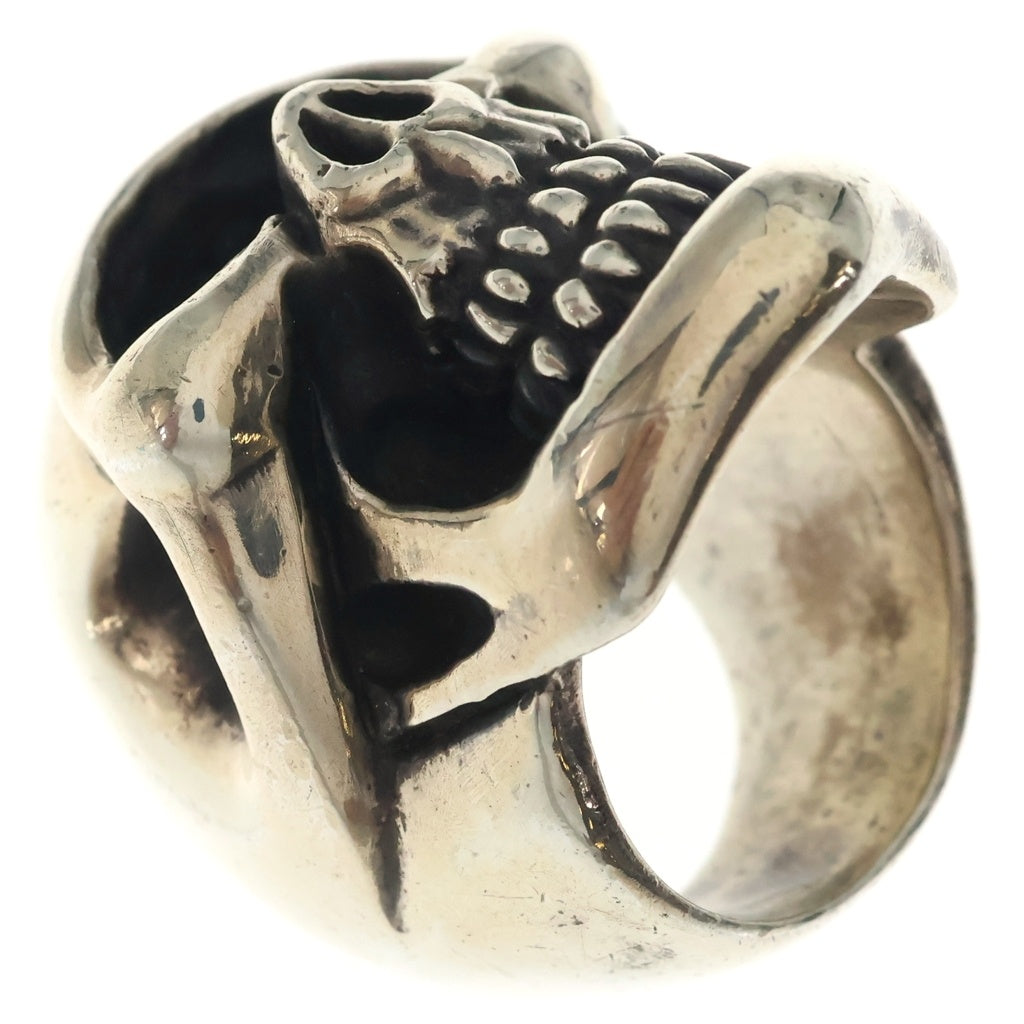 STOP LIGHT(ストップライト) CRAZY SKULL RING クレイジースカル リング シルバー