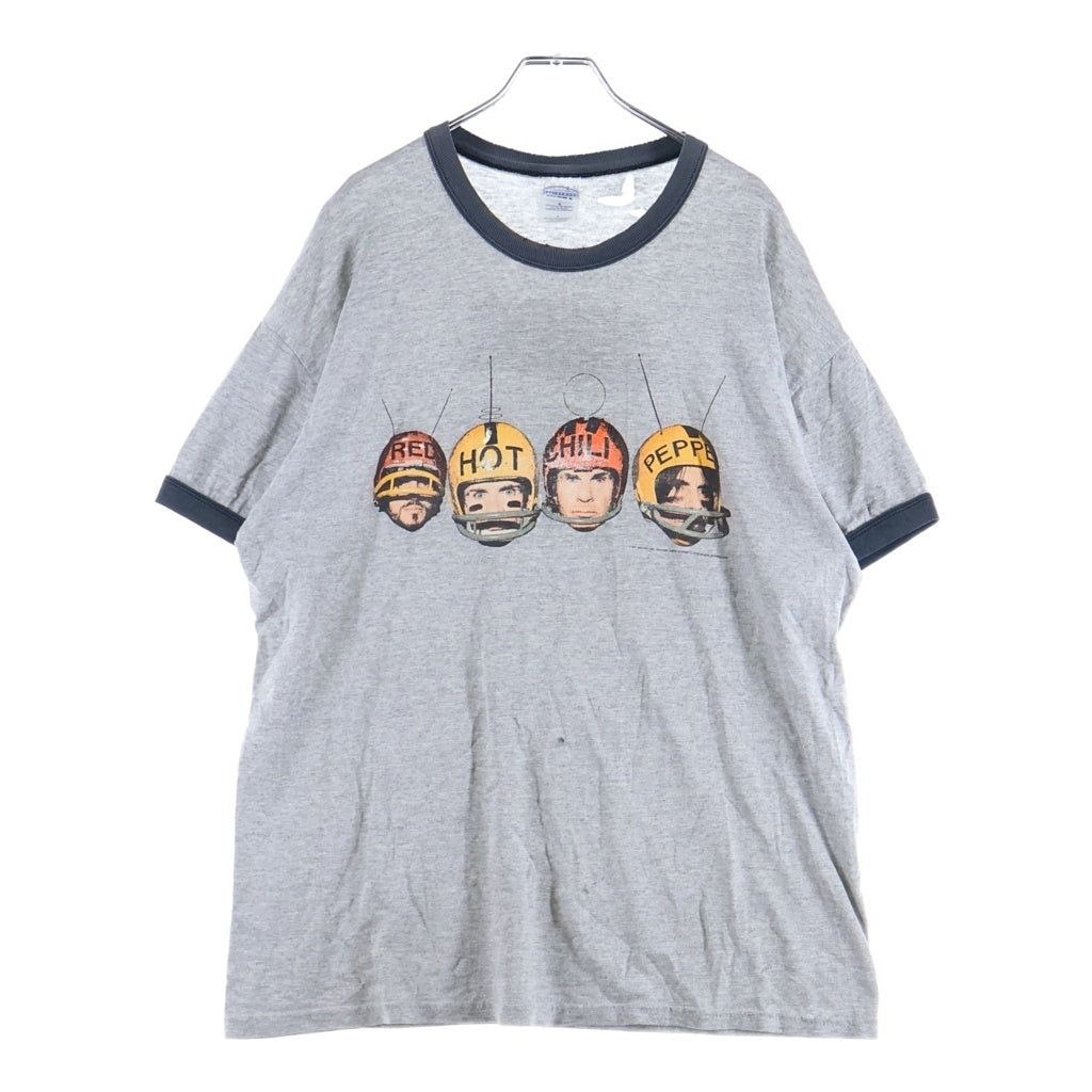 VINTAGE(ヴィンテージ) 00S Red Hot Chili Peppers レッドホットチリペッパーズ リンガー 半袖カットソー Tシャツ グレー