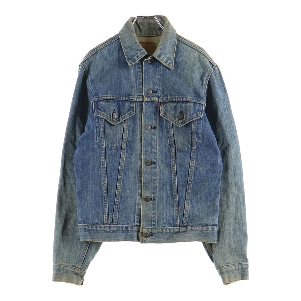 Levi's(リーバイス) 70S-80S VINTAGE ヴィンテージ USA製 BIG E 両面タブ デニム トラッカー ジャケット インディゴ 71557‐0214