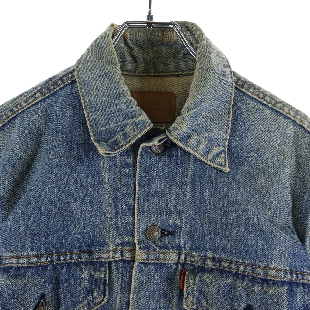 Levi's(リーバイス) 70S-80S VINTAGE ヴィンテージ USA製 BIG E 両面タブ デニム トラッカー ジャケット インディゴ 71557‐0214