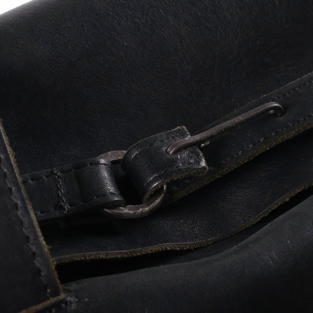 NO BRAND(ノーブランド) tagliovivo タリオヴィヴォ hook tote レザー フックトート ブラック