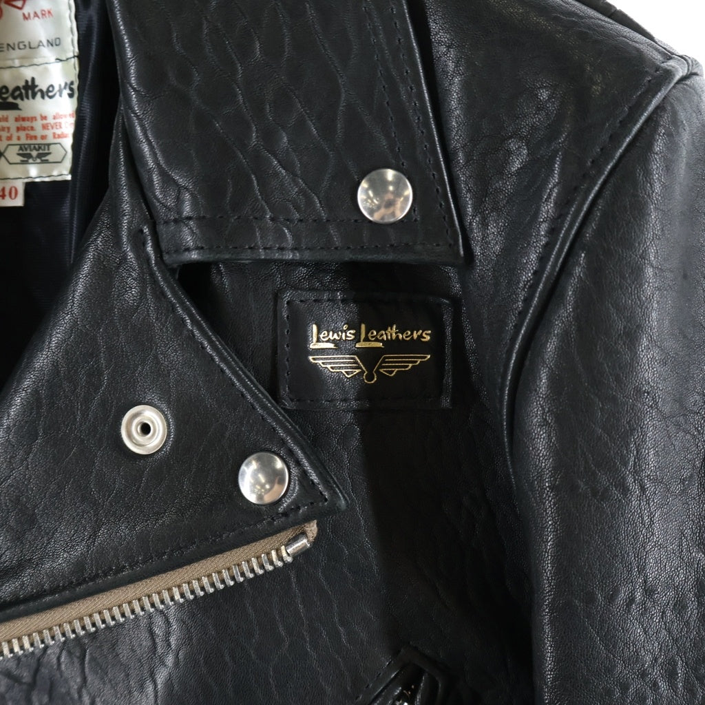 Lewis Leathers(ルイスレザー) Cyclone サイクロン ダブルライダース シープスキン レザージャケット ブラック