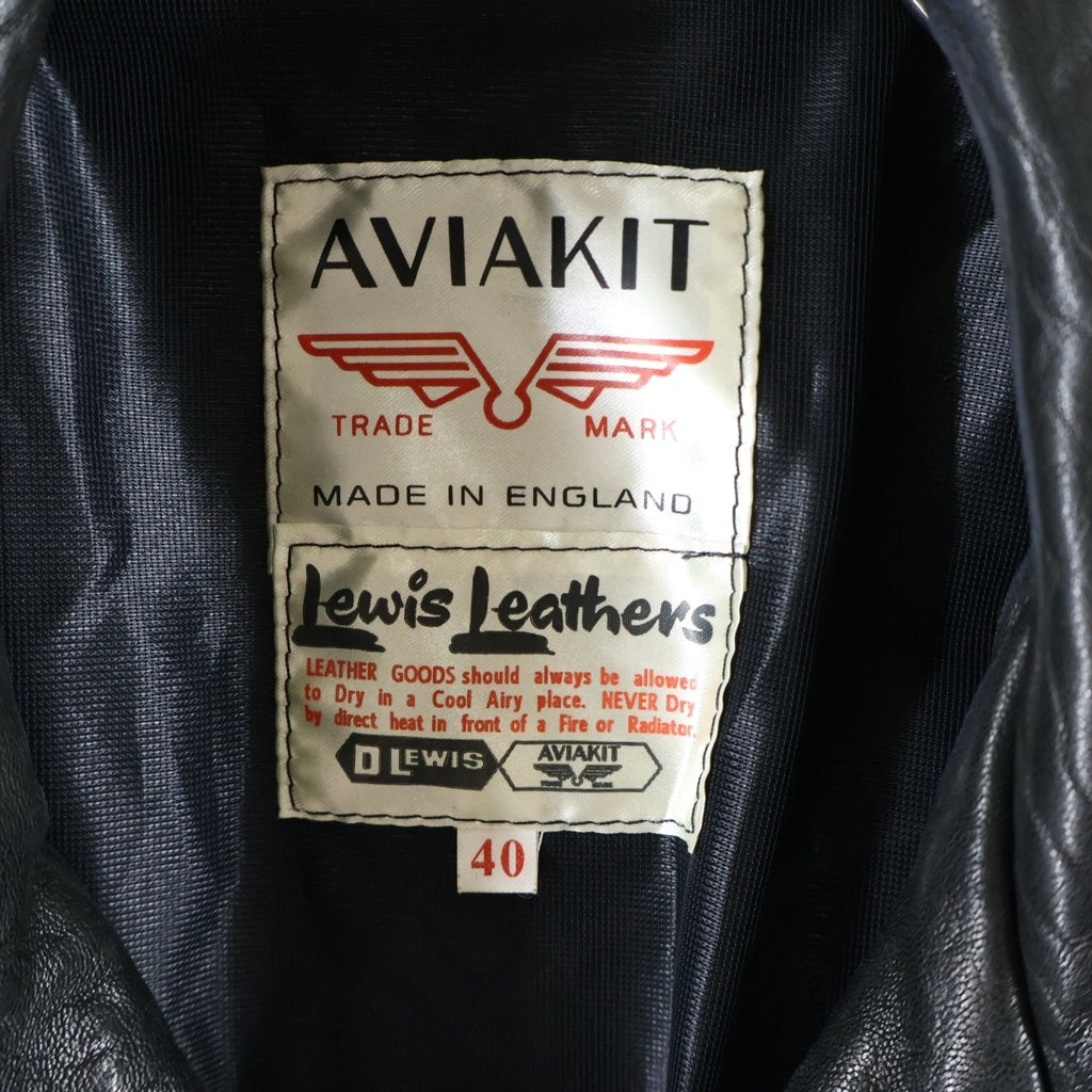 Lewis Leathers(ルイスレザー) Cyclone サイクロン ダブルライダース シープスキン レザージャケット ブラック