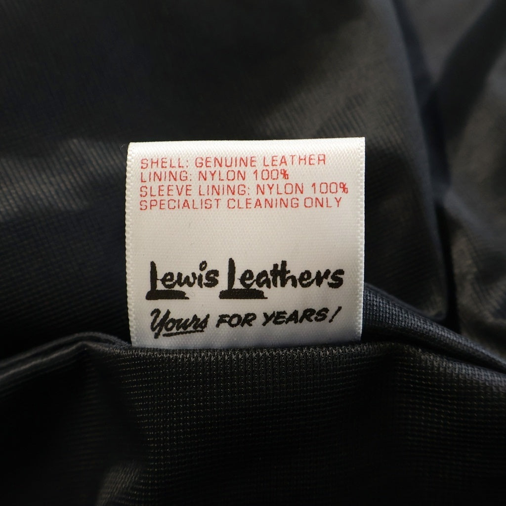 Lewis Leathers(ルイスレザー) Cyclone サイクロン ダブルライダース シープスキン レザージャケット ブラック
