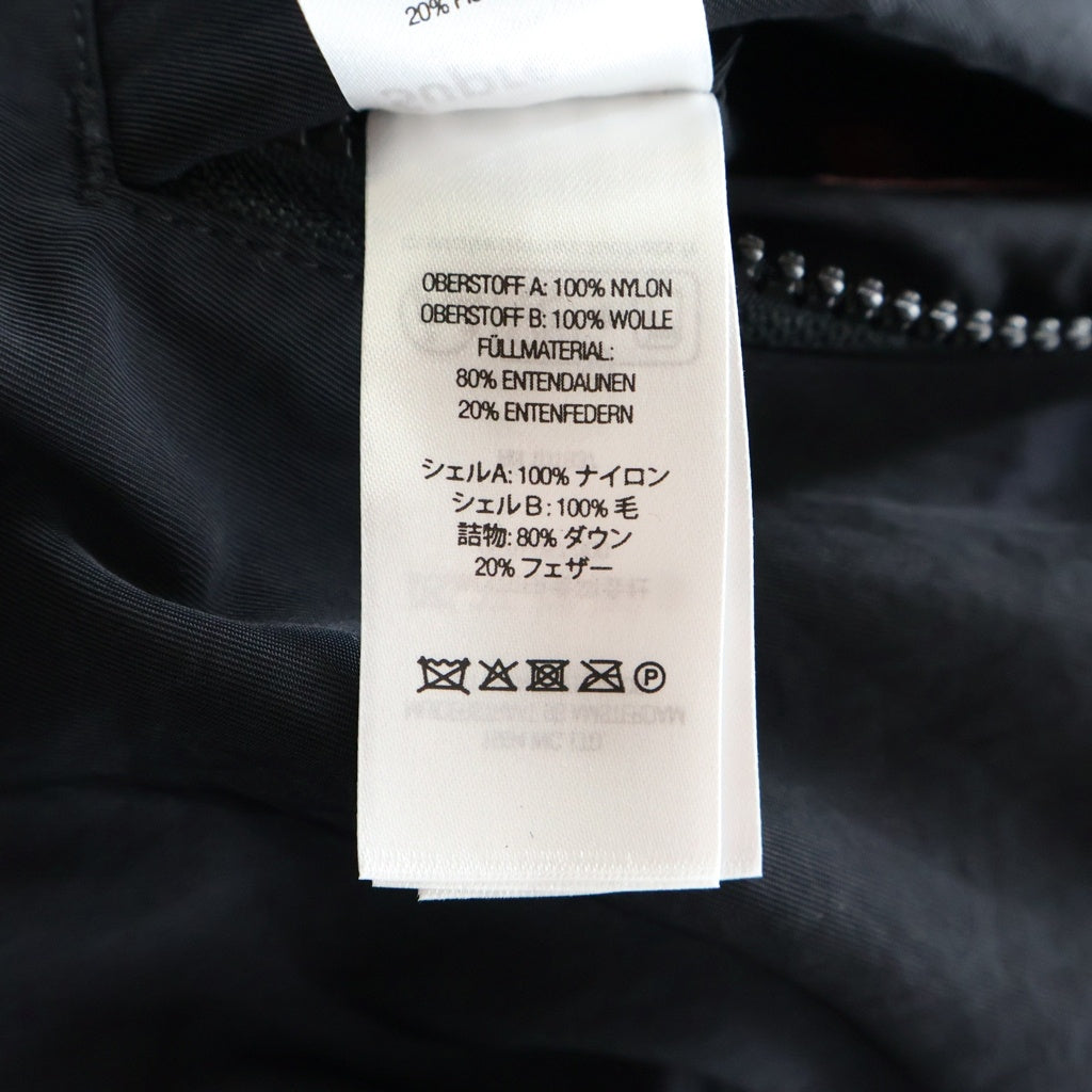 SUPREME(シュプリーム) 24AW Reversible Puffer Jacket リバーシブル 中綿 ロゴ刺繍 ジップアップ ジャケット ブラック