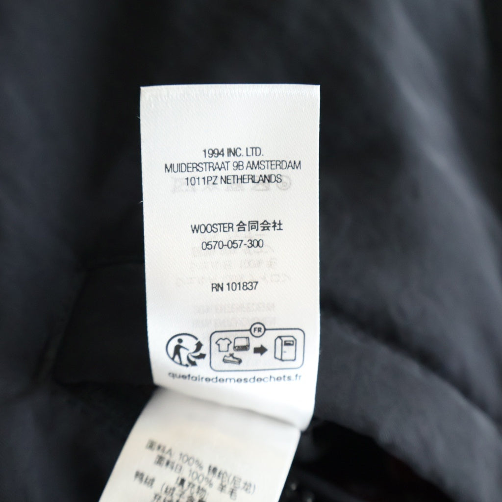 SUPREME(シュプリーム) 24AW Reversible Puffer Jacket リバーシブル 中綿 ロゴ刺繍 ジップアップ ジャケット ブラック