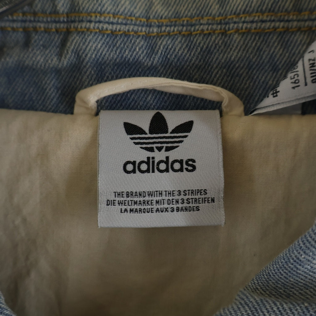adidas(アディダス) Adilenium シーズン 3 2-In-1 デニムシャツジャケット インディゴ レディース JX9209