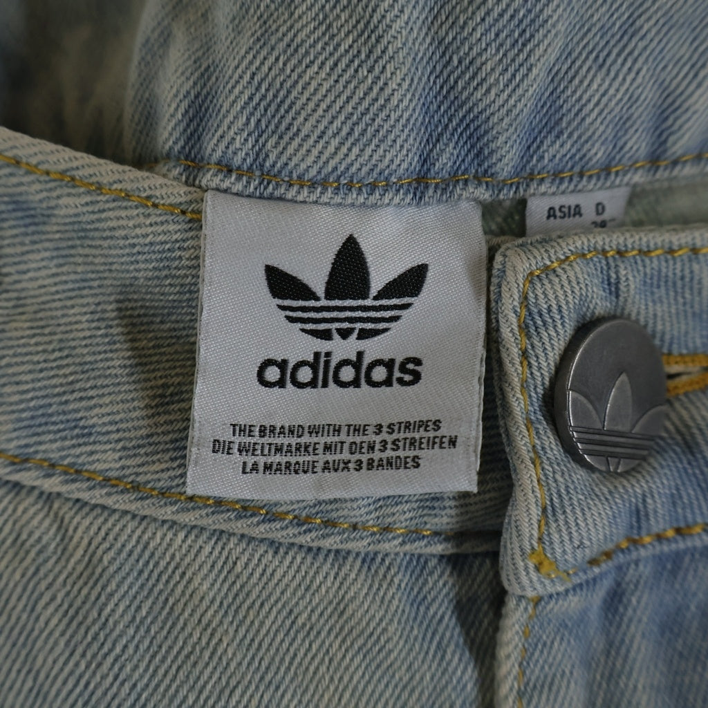 adidas(アディダス) Adilenium シーズン 3 バナナフィット ウォッシュドデニムパンツ レディース KG0200