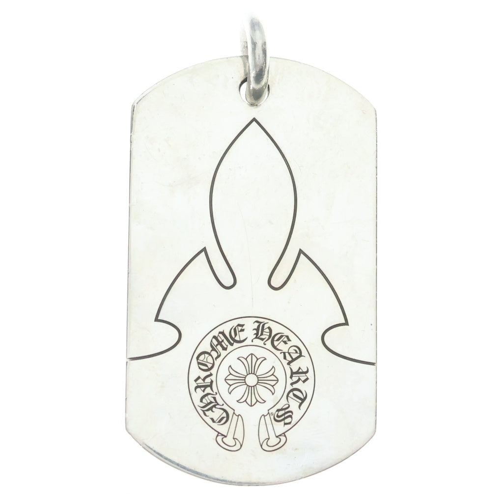 CHROME HEARTS(クロムハーツ) D TAG LRG ラージドッグタグ フレアニー ペンダントトップ シルバー