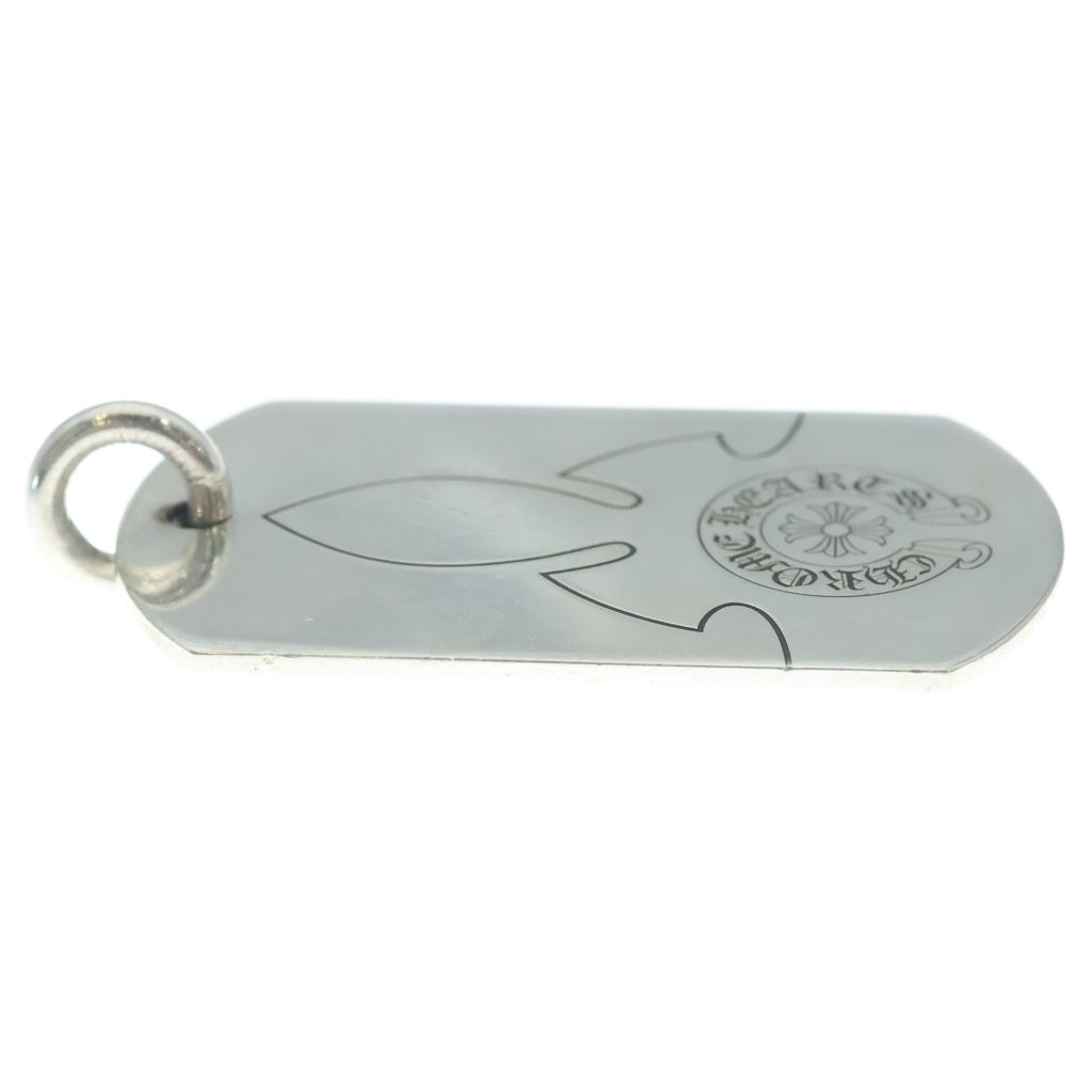 CHROME HEARTS(クロムハーツ) D TAG LRG ラージドッグタグ フレアニー ペンダントトップ シルバー