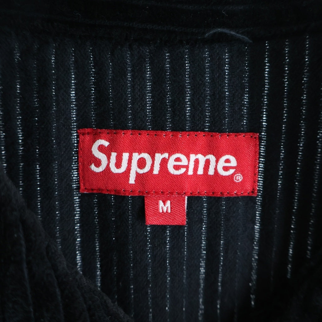 SUPREME(シュプリーム) 20SS Wide Wale Corduroy Harrington Jacket ワイド ウェル コーデュロイ ハリントン ジップアップジャケット ブラック