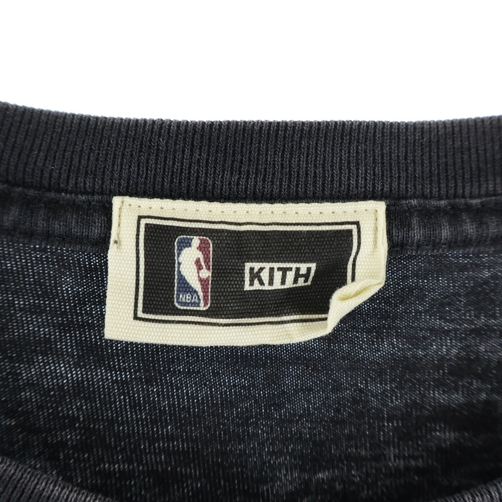 KITH(キス) ×NBA Los Angeles Lakers Shaquile O'Neal Tee ロサンゼルス レイカーズ シャキール オニール 半袖Tシャツ カットソー ブラック 26-073-060-0058-1-0