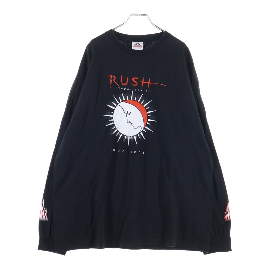 VINTAGE(ヴィンテージ) 00s RUSH Vapor Trails Tour Tee ラッシュ ヴェイパートレイルズ ツアー 長袖Tシャツ カットソー ブラック