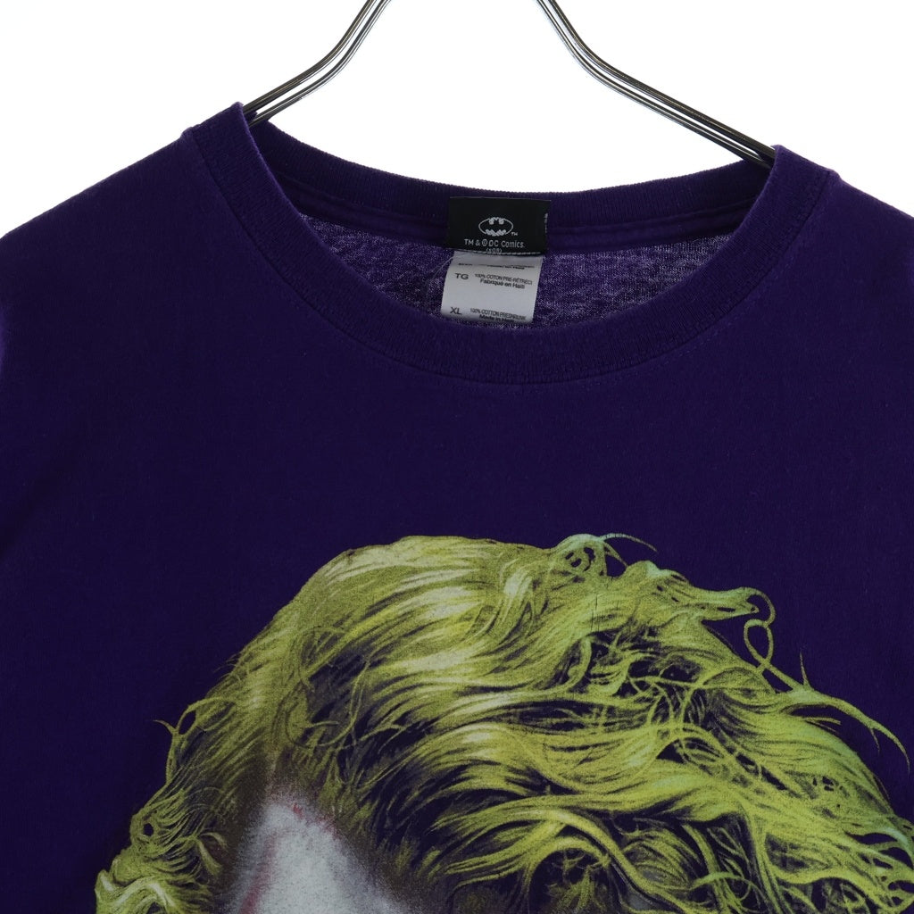 VINTAGE(ヴィンテージ) 00sTHE DARK NIGHT JOKER ザ ダークナイト ジョーカー プリンテッド 半袖Tシャツ カットソー パープル
