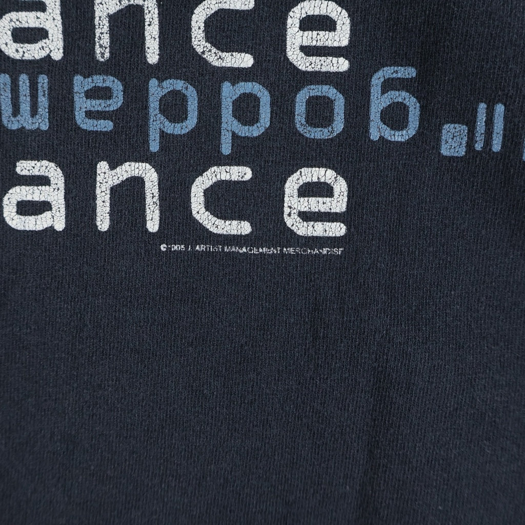 VINTAGE(ヴィンテージ) 00s NINE INCH MAILS dissonance ナインインチネイルズ 両面プリント半袖Tシャツ カットソー ブラック