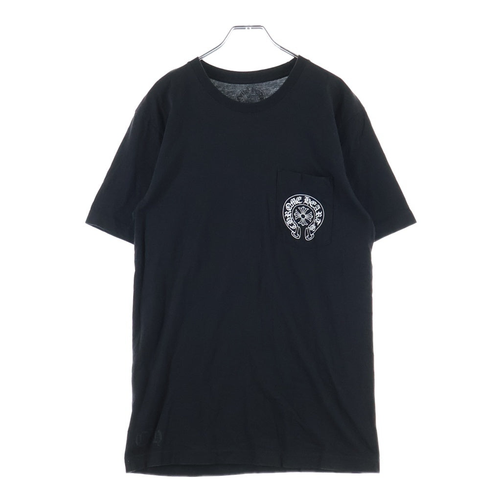 CHROME HEARTS(クロムハーツ) HONOLULU Limited Horseshoe S/S Tee ホノルル限定 ホースシュープリント クルーネック半袖Tシャツ ブラック