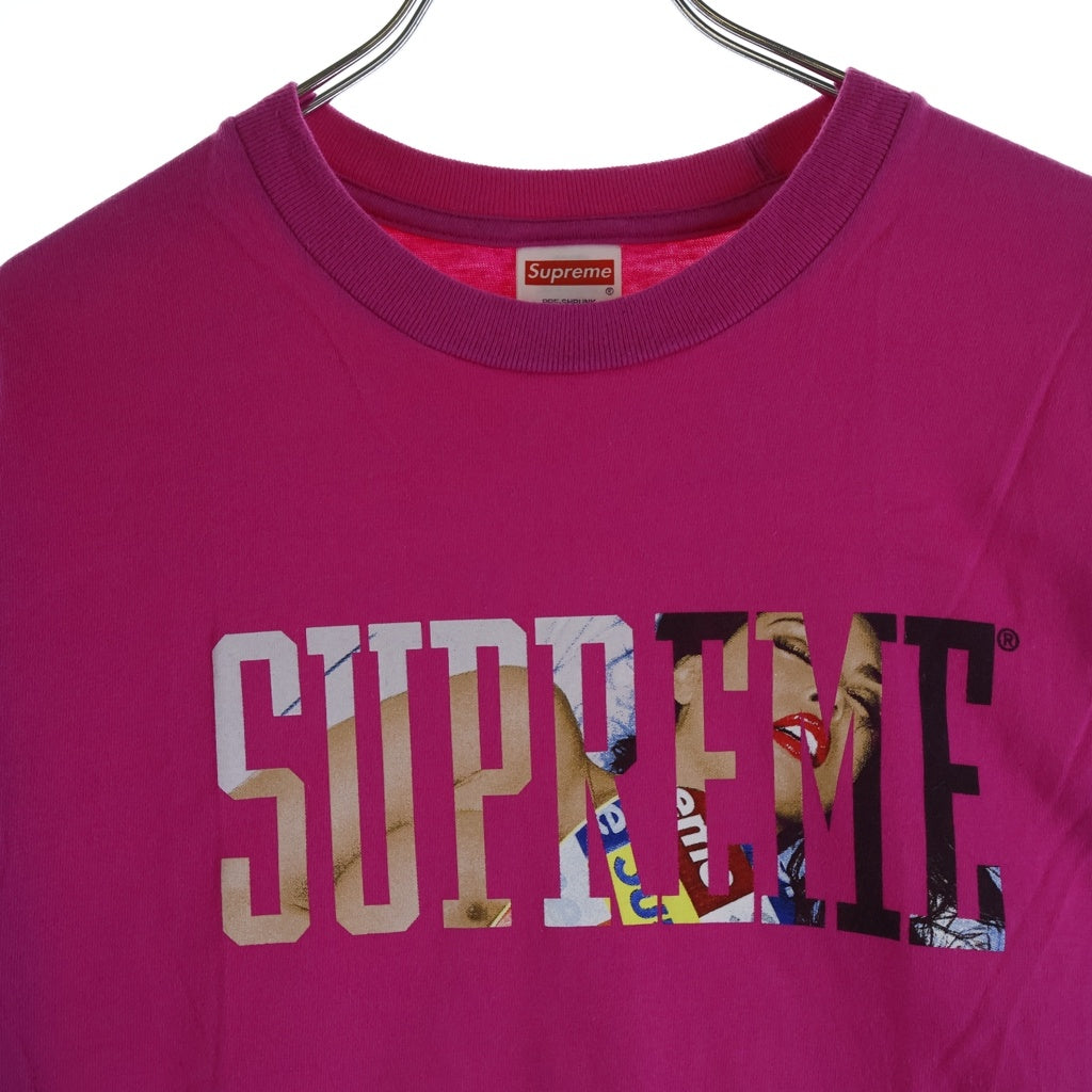 SUPREME(シュプリーム) 24AW Tera Patrick Tee テラ パトリック ロゴプリント半袖Tシャツ ピンク