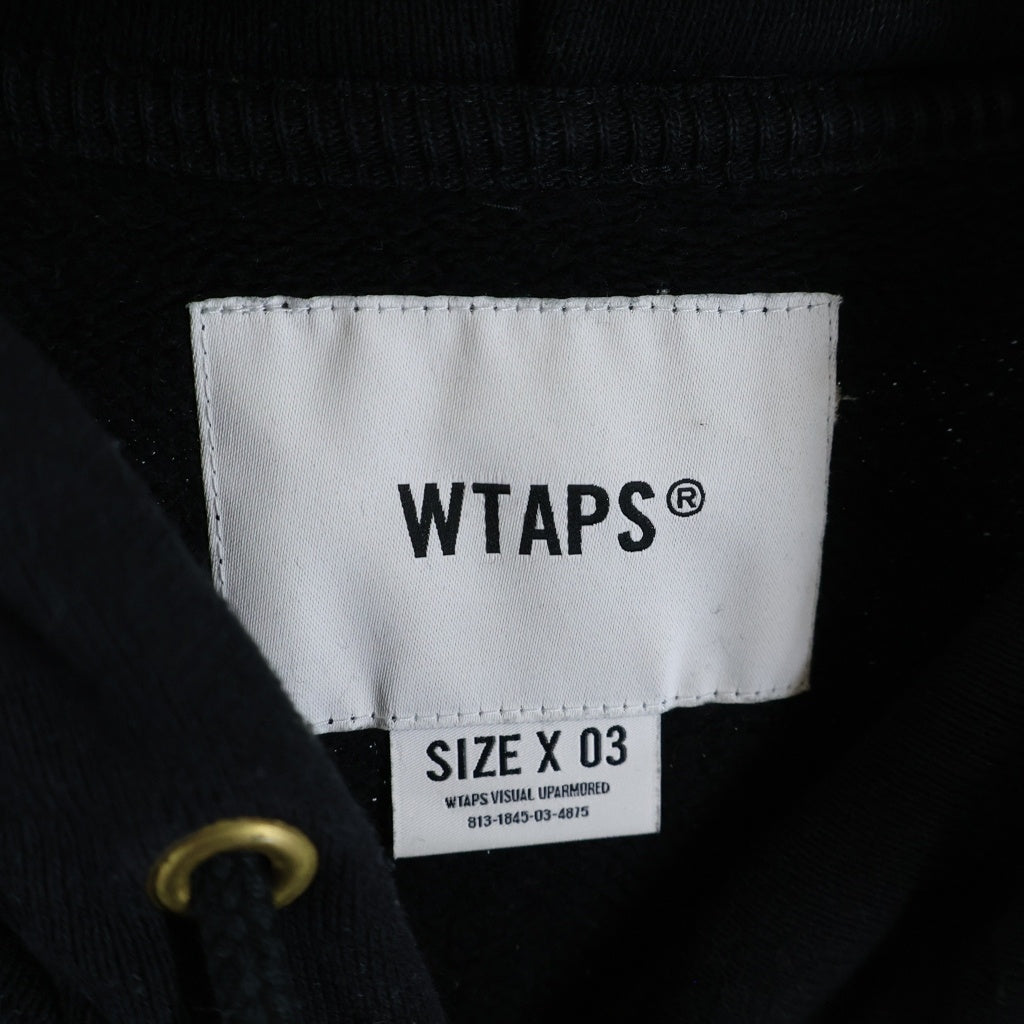 WTAPS(ダブルタップス) 22AW ACNE HOODY CTPL TEXTILE クロスボーン 刺繍 フーデット スウェットシャツ パーカー 222ATDT-CSM26