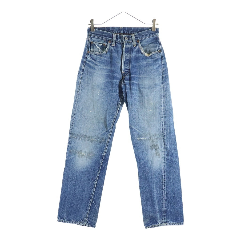 Levi's(リーバイス) 60S VINTAGE 501 BIG E Sタイプ Vステッチ ボタン裏刻印6 足長R デニム パンツ インディゴ