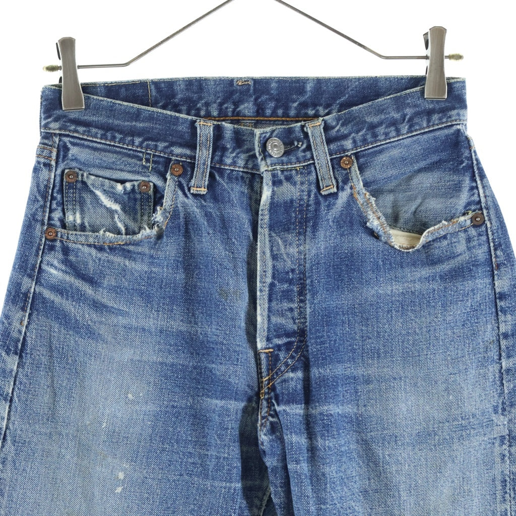 Levi's(リーバイス) 60S VINTAGE 501 BIG E Sタイプ Vステッチ ボタン裏刻印6 足長R デニム パンツ インディゴ