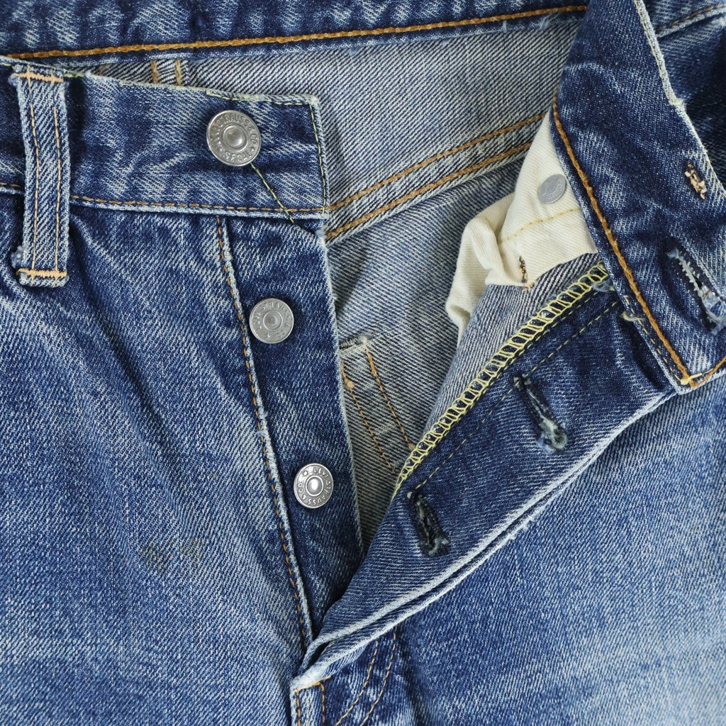 Levi's(リーバイス) 60S VINTAGE 501 BIG E Sタイプ Vステッチ ボタン裏刻印6 足長R デニム パンツ インディゴ