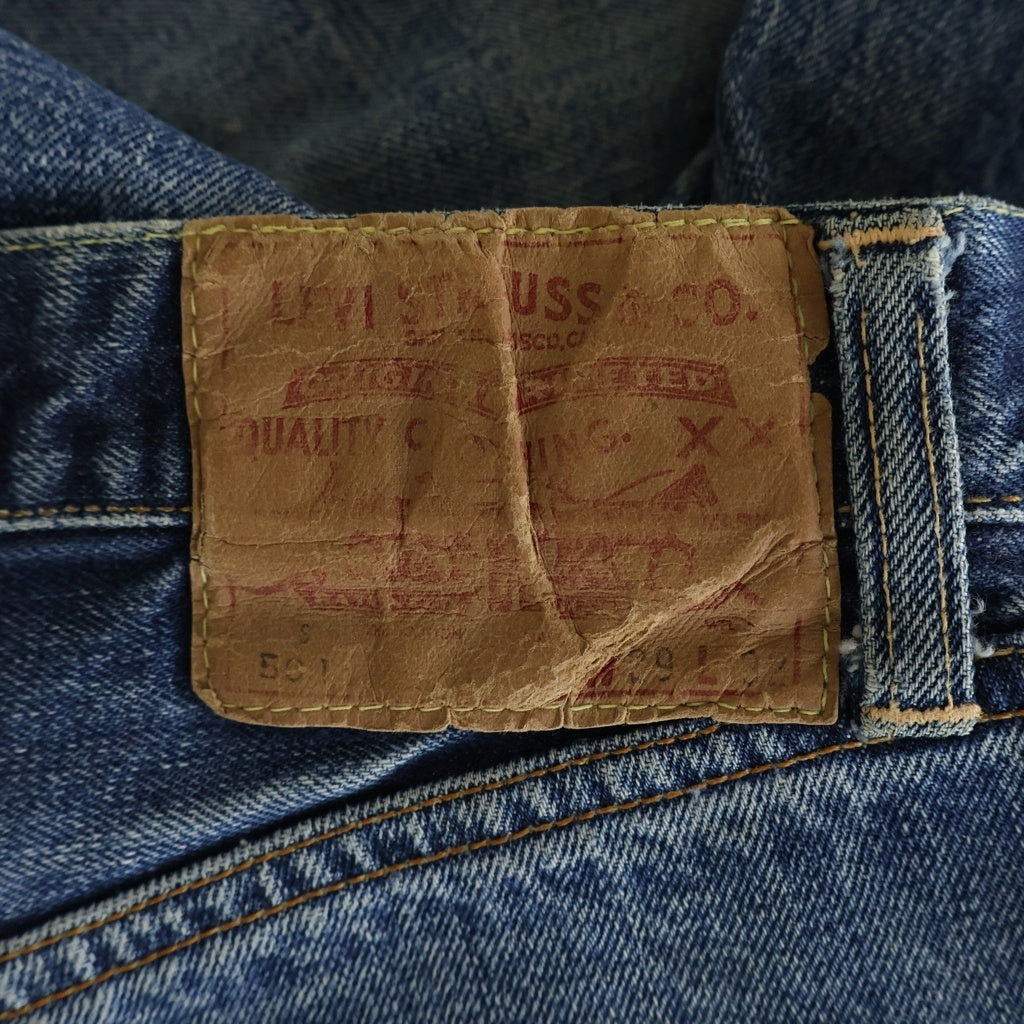 Levi's(リーバイス) 60S VINTAGE 501 BIG E Sタイプ Vステッチ ボタン裏刻印6 足長R デニム パンツ インディゴ