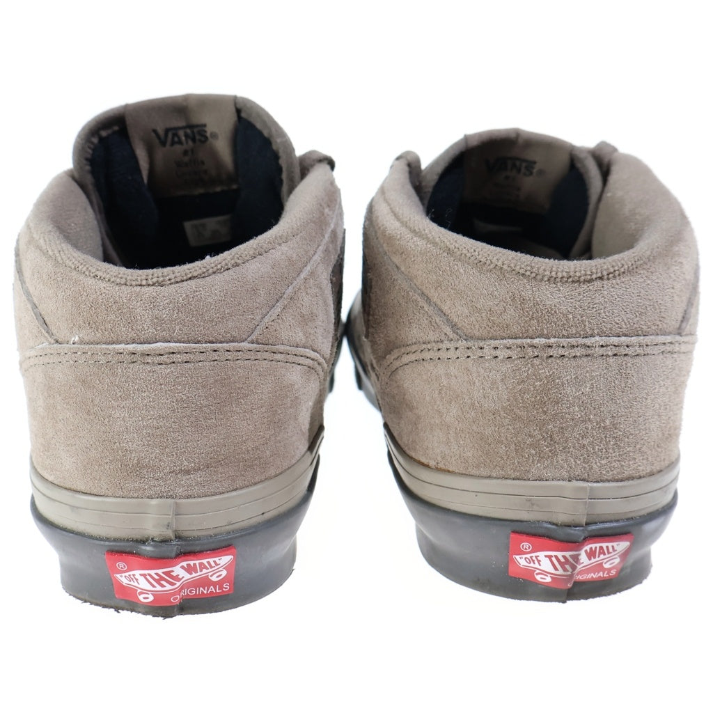 WTAPS(ダブルタップス) × VANS VAULT OG Half Cab LX Coyote Brown スエード ミドル カット スニーカー オリーブ US9/27cm 222BWVND-FWM06S