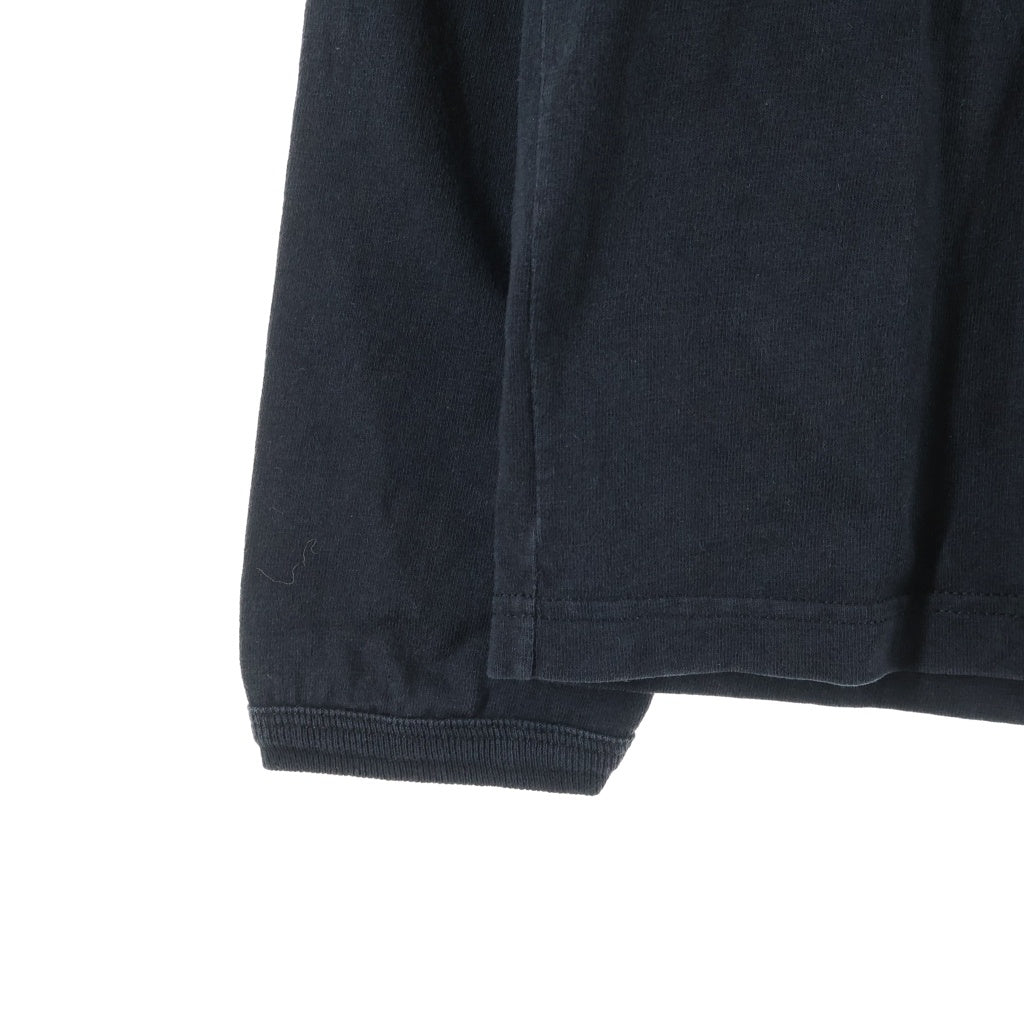 STUSSY(ステューシー) 00s SSリンク スカル プリント長袖Tシャツ カットソー ブラック