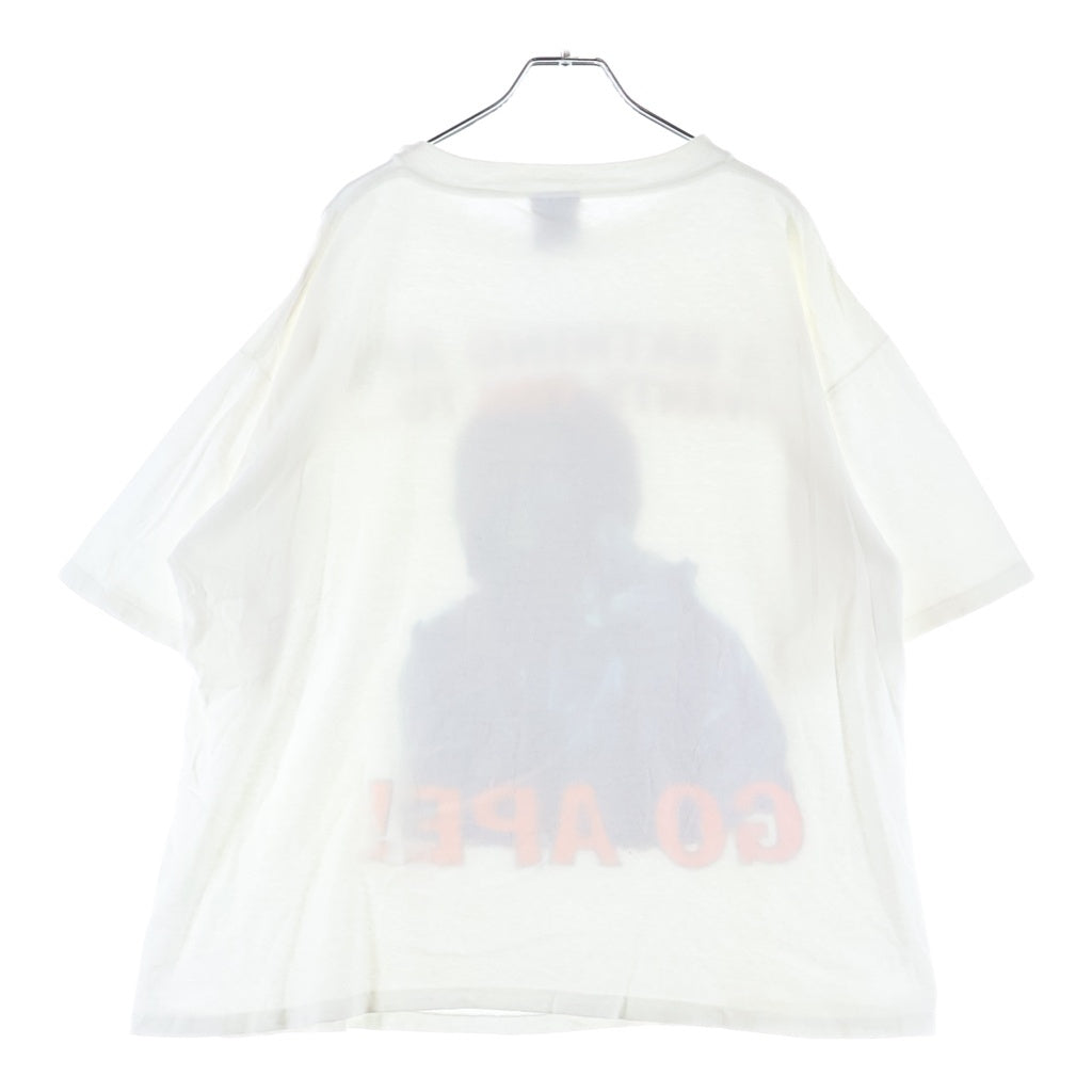 A BATHING APE(アベイシングエイプ) 90s 猿の惑星 フロントプリント半袖Tシャツ カットソー ホワイト