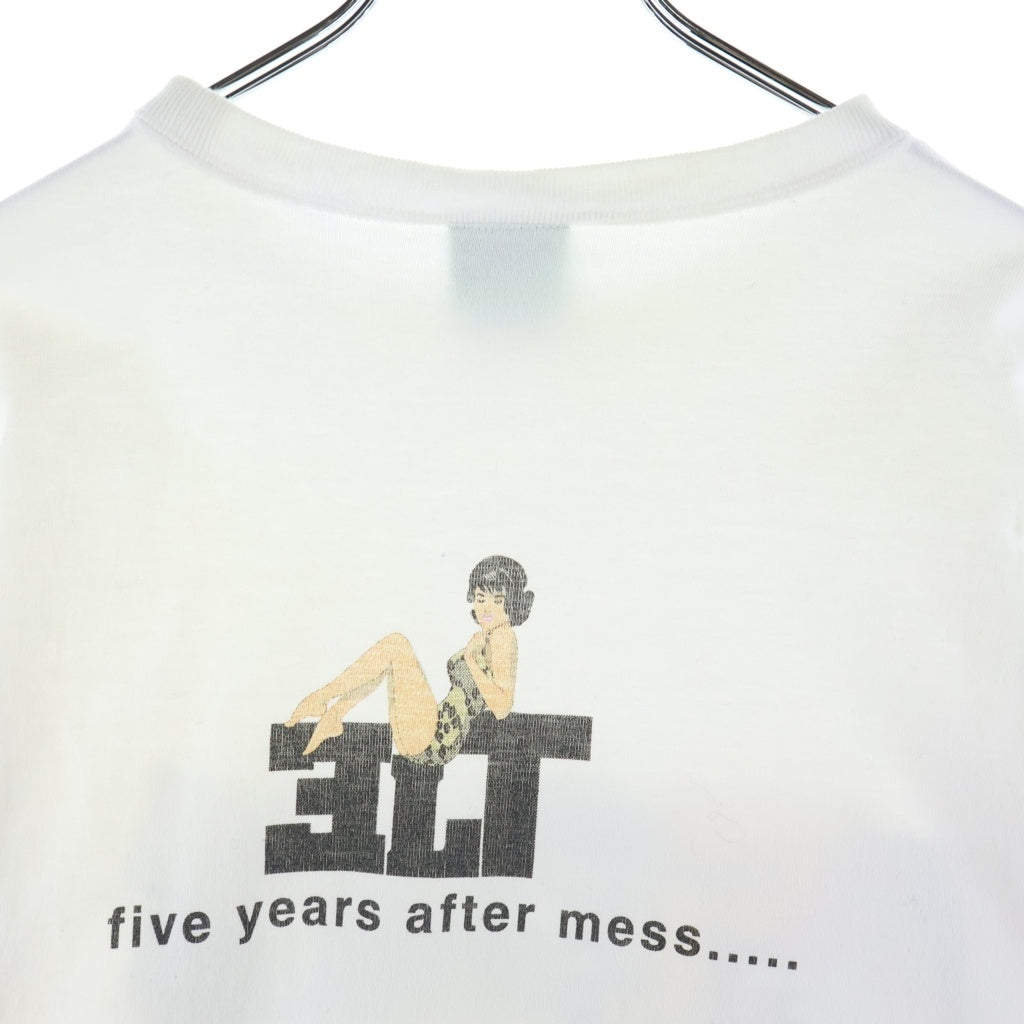 GOODENOUGH(グッドイナフ) 90s VERY GOOD ENOUGH グラフィック プリント長袖Tシャツ カットソー ホワイト