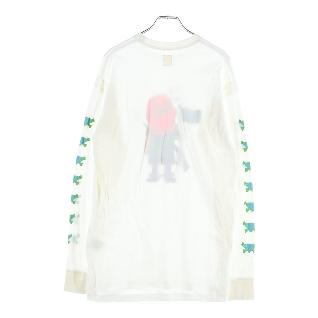 UNDERCOVER(アンダーカバー) 01AW D.A.V.F期 宝飾武装義勇兵 ソルジャー グラフィック プリント ロングスリーブ 長袖 Tシャツ カットソー