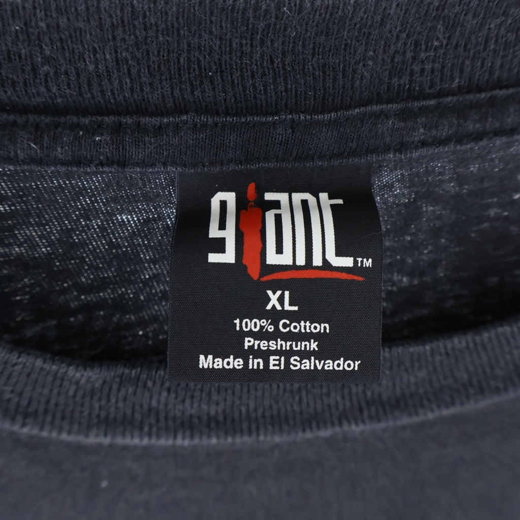 VINTAGE(ヴィンテージ) 90S giant エルサルバドルタグ KORN コーン Follow the Leader ロゴ プリント 半袖 Tシャツ カットソー ブラック