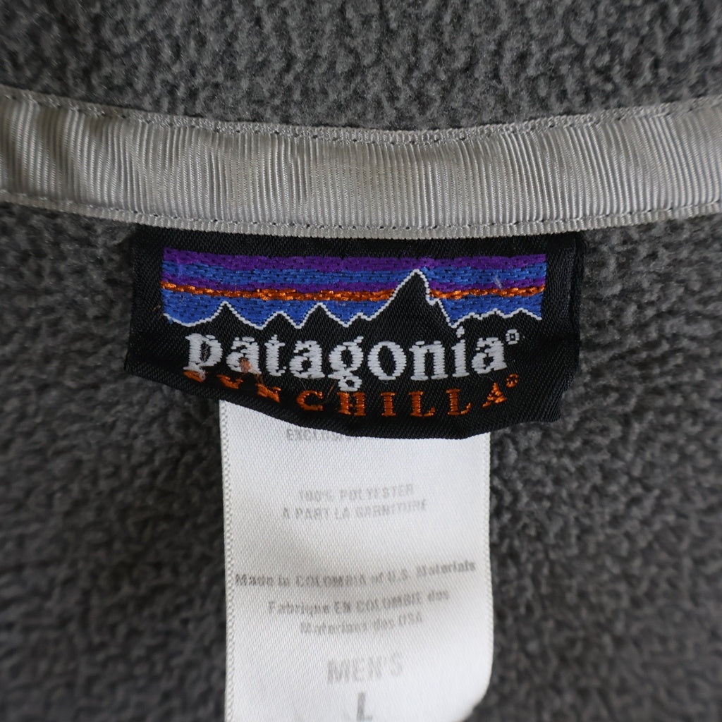 PATAGONIA(パタゴニア) SYNCHILLA ロゴ パッチ ジップアップ フリース ジャケット グレー