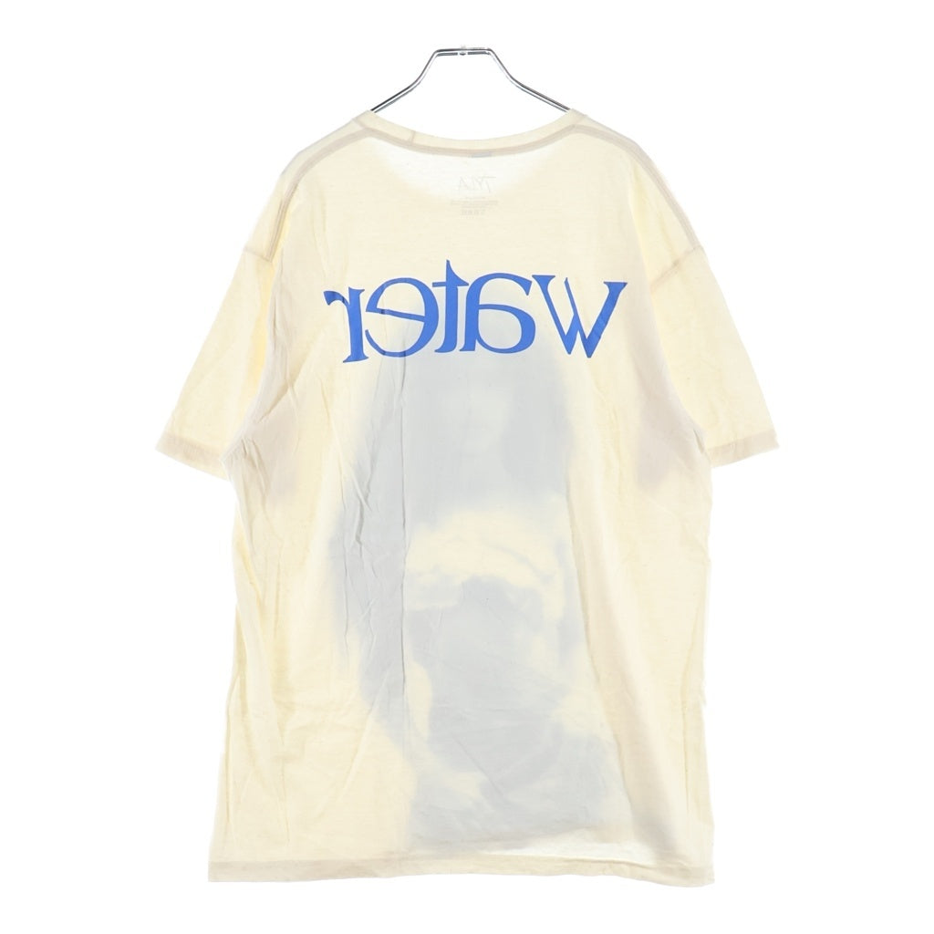 NO BRAND(ノーブランド) Tyla Water フォト プリント 半袖 Tシャツ カットソー ホワイト