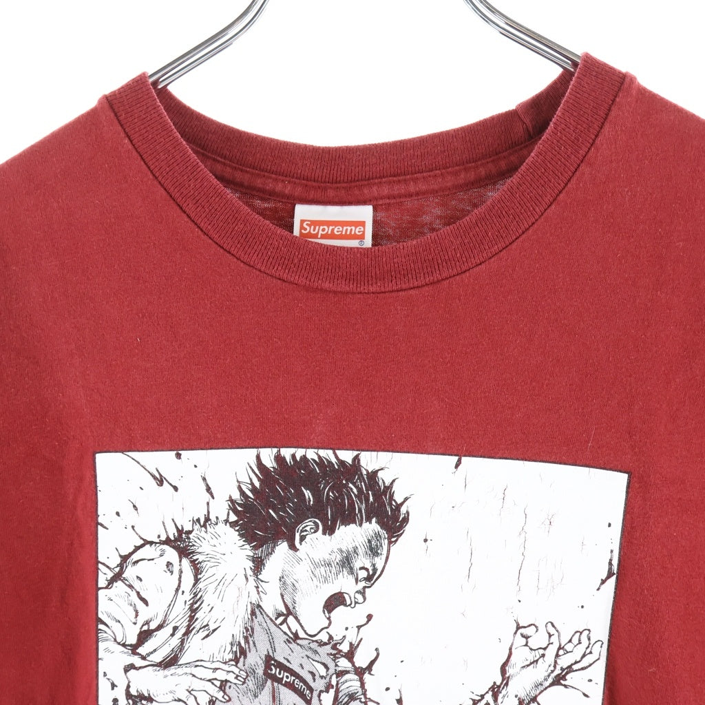 SUPREME(シュプリーム) 17AW × AKIRA Arm Tee アキラ アーム フロントプリント半袖Tシャツ カットソー レッド