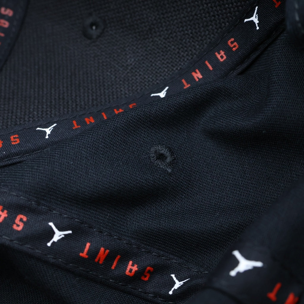 NIKE(ナイキ) SAINT MICHAEL JORDAN PRO S FB STM CAP セントマイケル ジョーダン ロゴパッチ ベースボールキャップ 帽子 ブラック IO7950-010