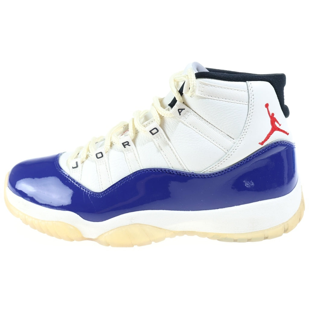 NIKE(ナイキ) AIR JORDAN 11 RETRO RARE 0 エアジョーダン11 レトロ レアエア ハイカットスニーカー ホワイト/ブルー US9.5/27.5cm IH0296-400