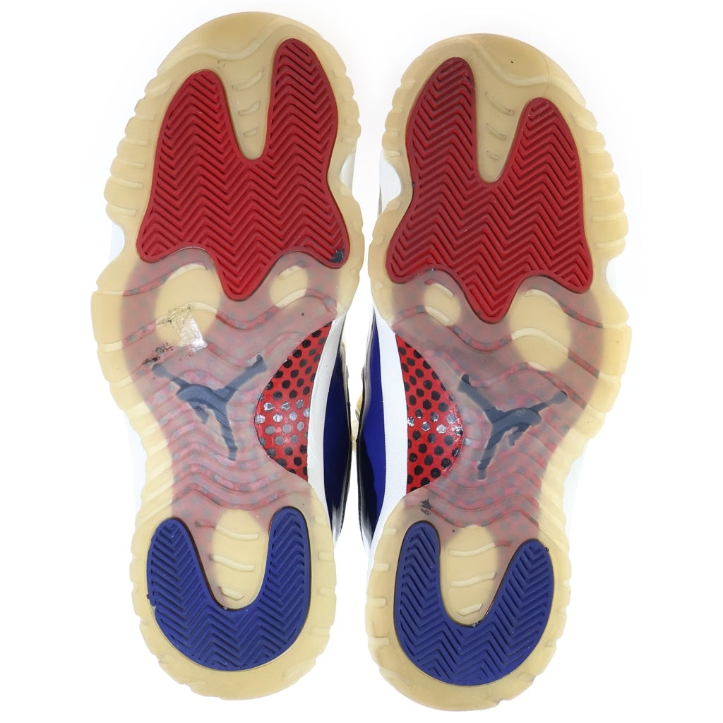 NIKE(ナイキ) AIR JORDAN 11 RETRO RARE 0 エアジョーダン11 レトロ レアエア ハイカットスニーカー ホワイト/ブルー US9.5/27.5cm IH0296-400