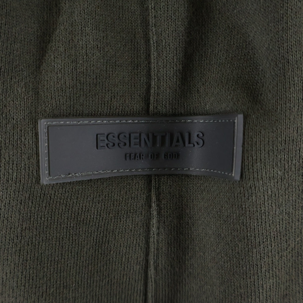 FEAR OF GOD ESSENTIALS(フィアオブゴッド エッセンシャルズ) ラバー ロゴ プリント スウェット パンツ カーキ