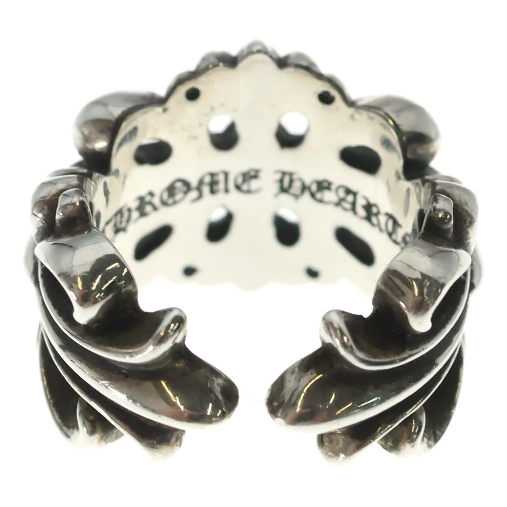 CHROME HEARTS(クロムハーツ) DBL FLRL CRS ダブルフローラルクロス リング シルバー BCA390